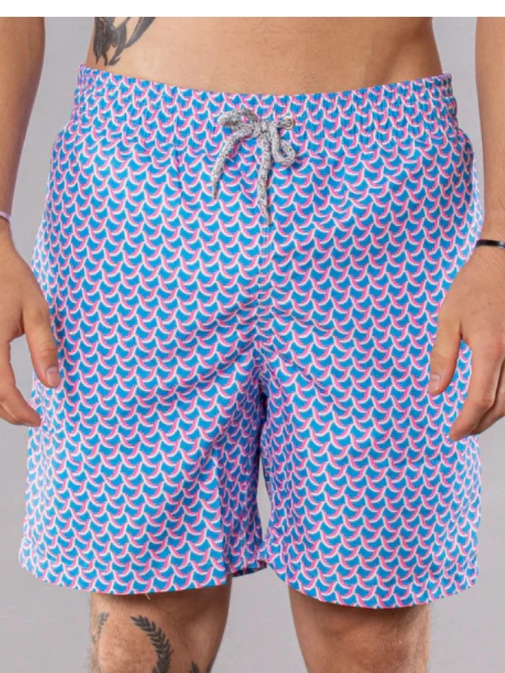 Michael’s | Cyclist liner swim trunks in turquoise coral